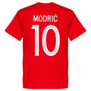 Croatia Modric 10 Team T-Shirt - Red