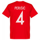 Croatia Perisic 4 Team T-Shirt - Red