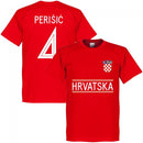 Croatia Perisic 4 Team T-Shirt - Red