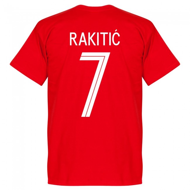 Croatia Rakitic 7 Team T-Shirt - Red