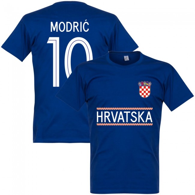 Croatia Modric 10 Team T-Shirt - Blue