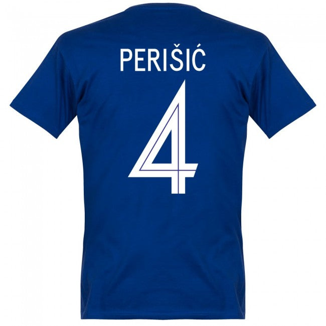 Croatia Perisic 4 Team T-Shirt - Blue