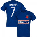 Croatia Rakitic 7 Team T-Shirt - Blue