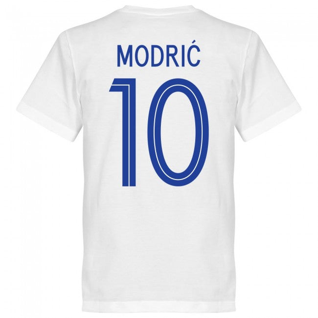 Croatia Modric 10 Team T-Shirt - White