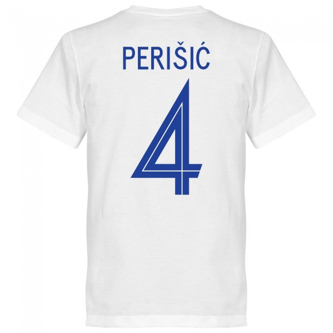 Croatia Perisic 4 Team T-Shirt - White