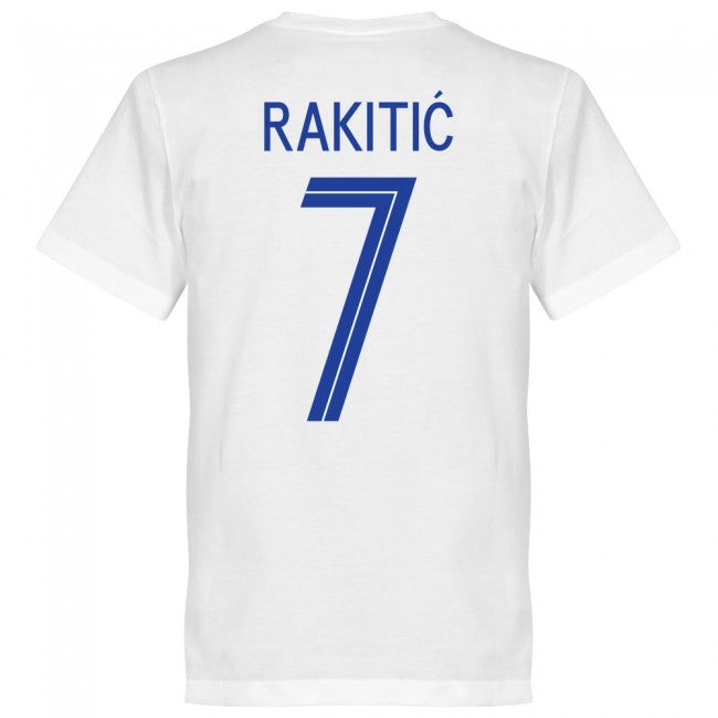 Croatia Rakitic 7 Team T-Shirt - White