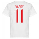 England Vardy 11 Team T-Shirt - White