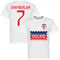 England Chamberlain 7 Team T-Shirt - White