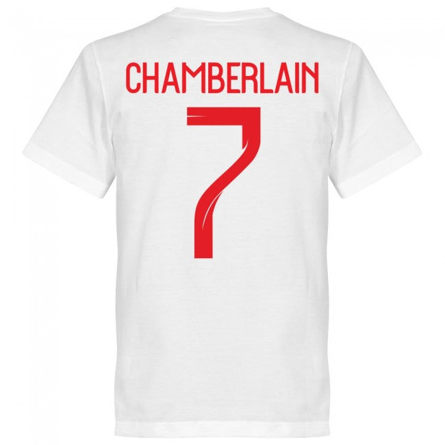 England Chamberlain 7 Team T-Shirt - White