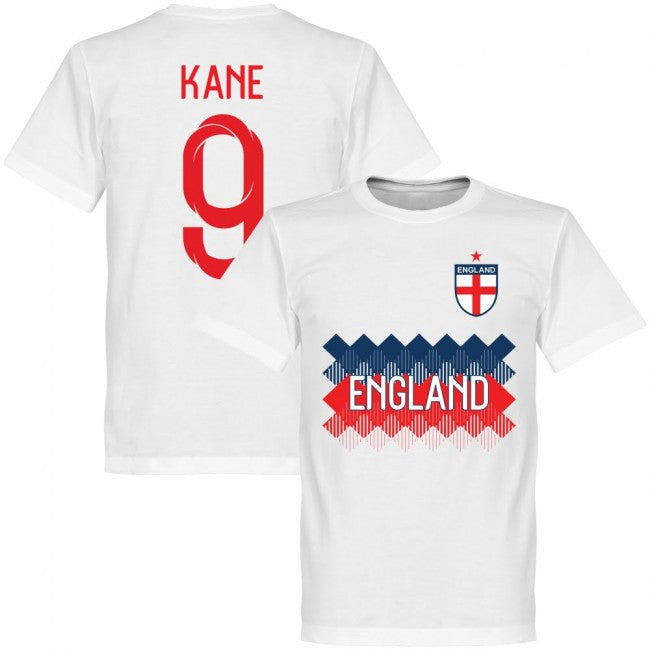 England Kane 9 Team T-Shirt - White