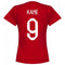 England Kane 9 Team Womens T-Shirt - Red