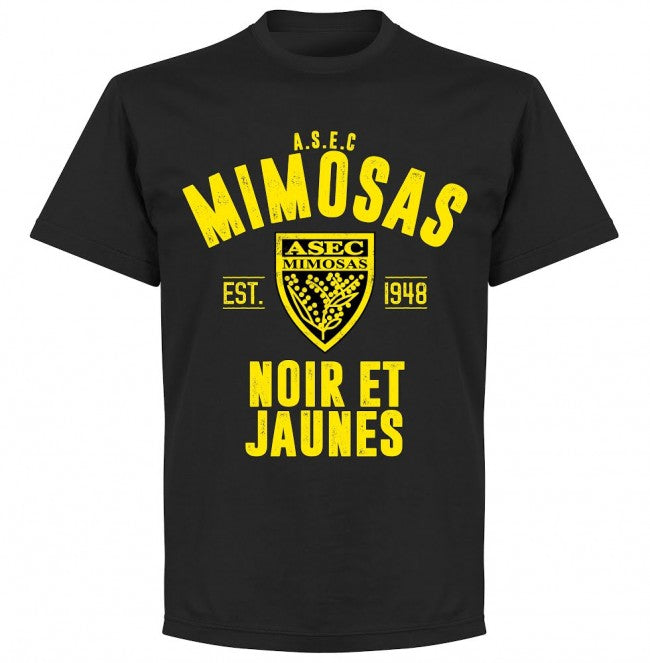 ASEC Mimosas Established T-shirt - Black - Terrace Gear