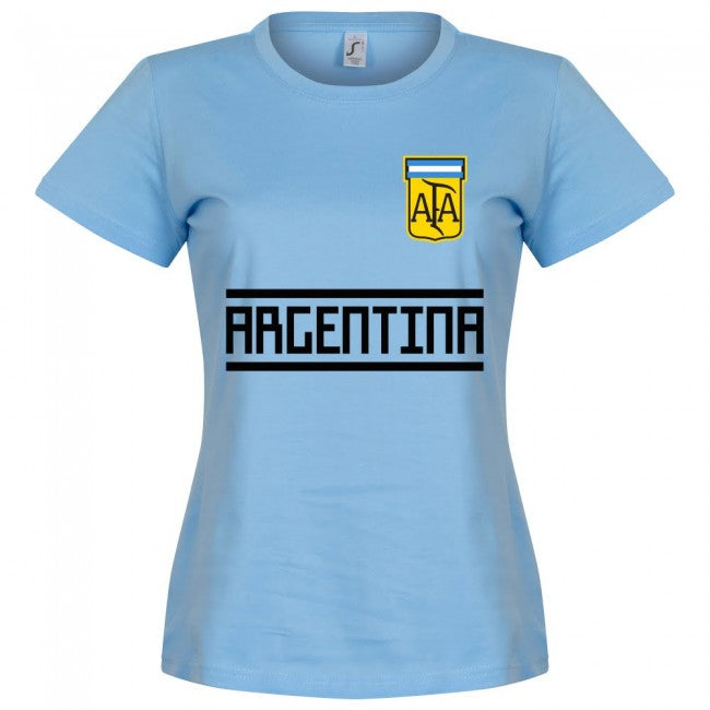 Argentina Team Womens T-Shirt - Sky