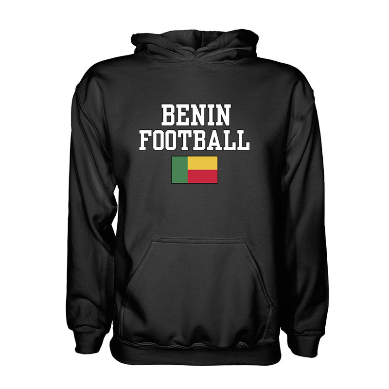 Benin Football Hoodie - Black