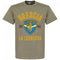 Brescia Established T-Shirt - Khaki - Terrace Gear