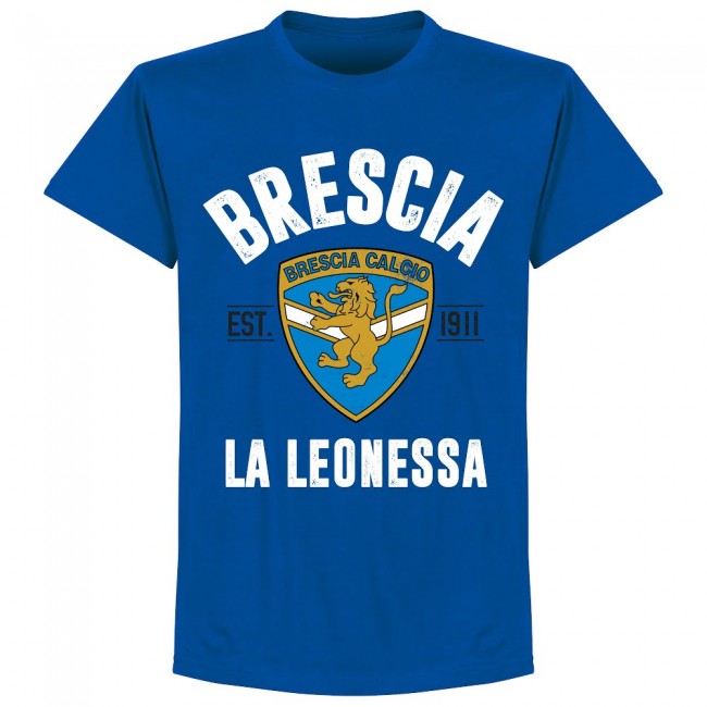 Brescia Established T-Shirt - Royal - Terrace Gear