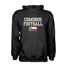 Comoros Football Hoodie - Black