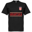 Croatia Team T-Shirt - Black