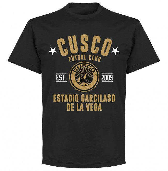 Cusco Established T-Shirt - Black - Terrace Gear