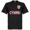 Cymru Team T-Shirt - Black