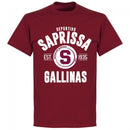 Deportivo Saprissa Established T-shirt - Chilli - Terrace Gear