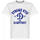 Dynamo Kyiv Established T-Shirt - White