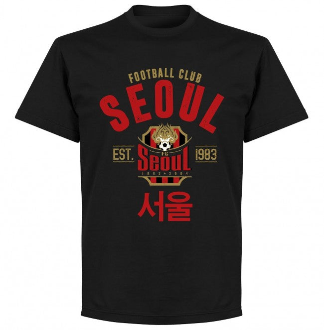 FC Seoul Established T-shirt - Black - Terrace Gear