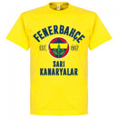 Fenerbache Established T-Shirt - Lemon Yellow - Terrace Gear