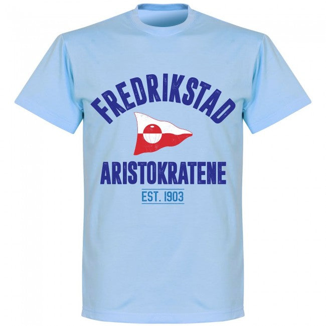 Fredrikstad Established T-shirt - Sky Blue - Terrace Gear