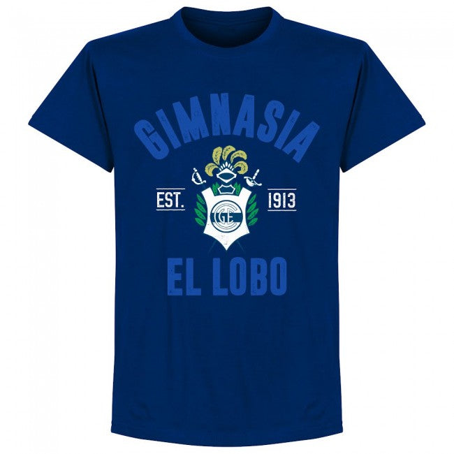 Gimnasia Established T-Shirt - Ultramarine - Terrace Gear