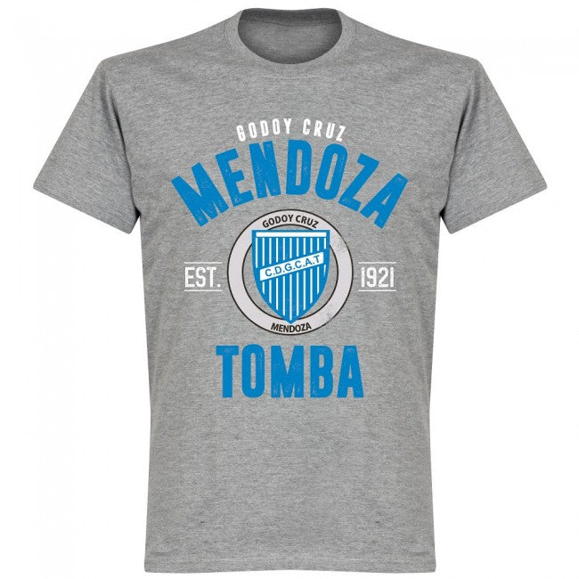 Godoy Cruz Established T-Shirt - Grey - Terrace Gear