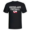 Greenland Football T-Shirt - Black