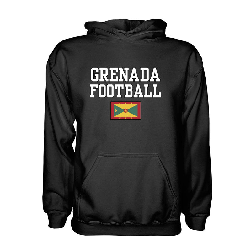 Grenada Football Hoodie - Black