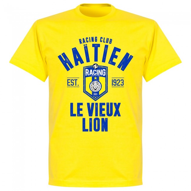 Haitien Established T-Shirt - Lemon Yellow - Terrace Gear