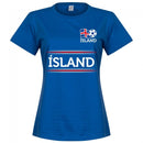 Iceland Team Womens T-Shirt - Royal