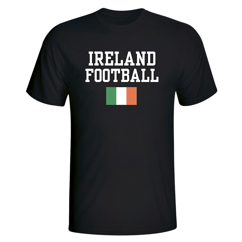 Ireland Football T-Shirt - Black