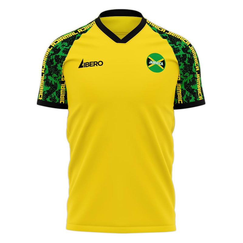 Jamaica 2020-2021 Home Concept Football Kit (Libero) - Kids (Long Sleeve)