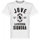 Juve Established T-Shirt - White - Terrace Gear