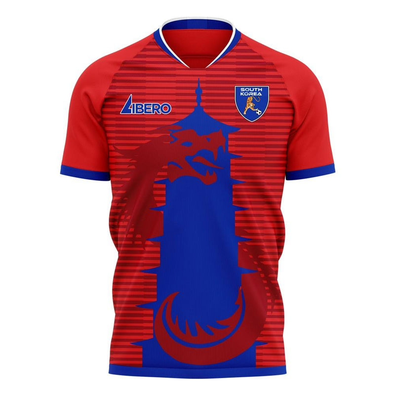 South Korea 2020-2021 Home Concept Football Kit (Libero) - Kids (Long Sleeve)