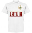 Latvia Team T-Shirt - White