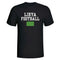 Libya Football T-Shirt - Black