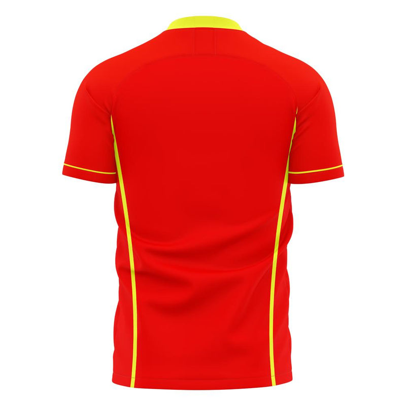 North Macedonia 2020-2021 Home Concept Shirt (Libero) (TRAJKOVSKI 9)