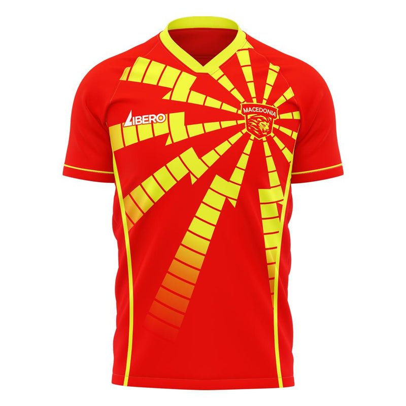 North Macedonia 2020-2021 Home Concept Shirt (Libero) (Pandev 10)