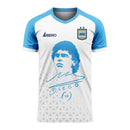 Diego Maradona Face Signature Concept Shirt (White) - Little Boys