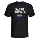 Nauru Football T-Shirt - Black