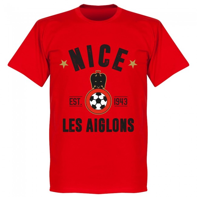 Nice Established T-Shirt - Red - Terrace Gear