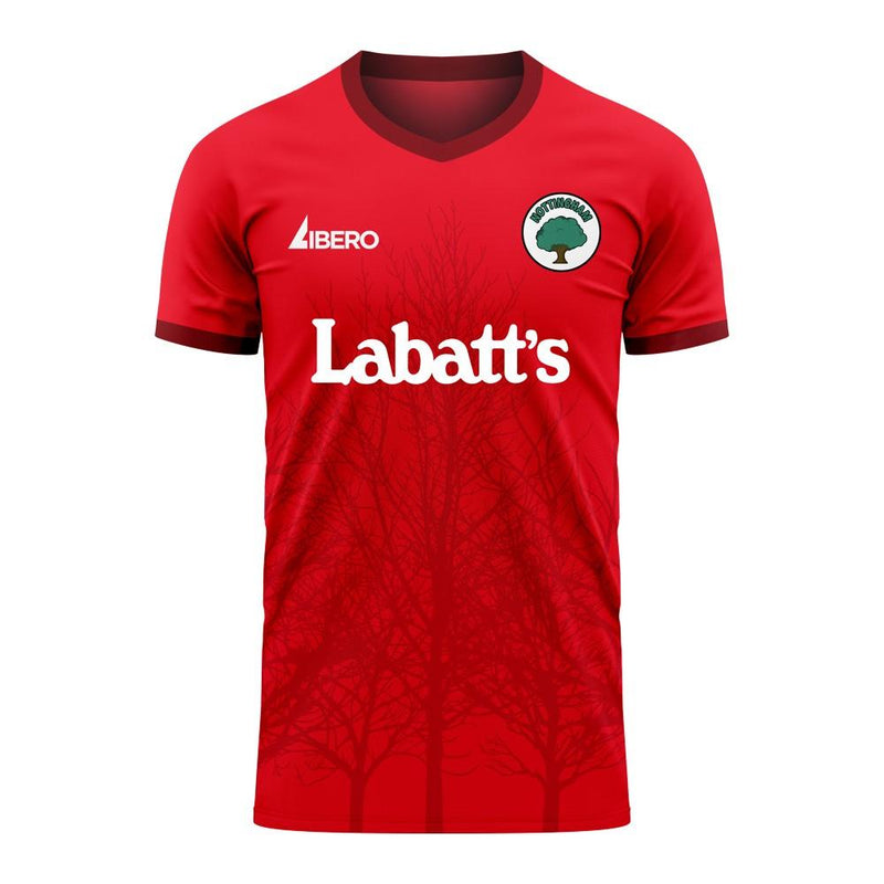 Nottingham 2020-2021 Home Concept Football Kit (Libero) - Kids (Long Sleeve)
