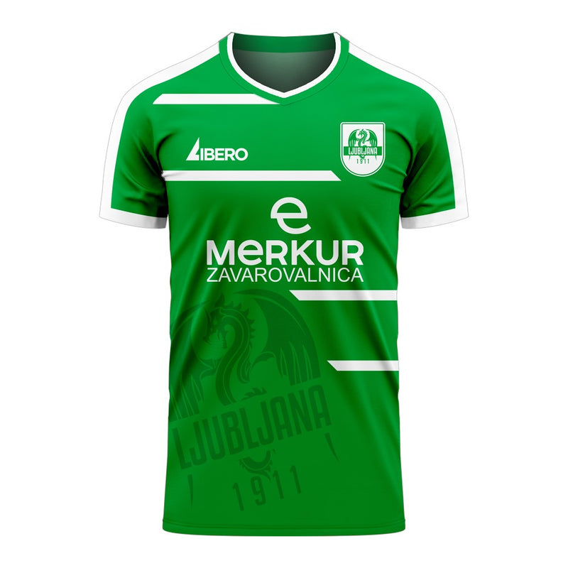 Olimpija Ljubljana 2022-2023 Home Concept Football Kit (Libero)