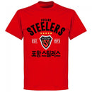 Pohang Steelers Established T-shirt - Red - Terrace Gear