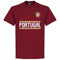 Portugal Team T-Shirt - Maroon